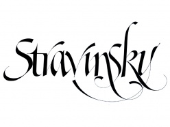 Logotipo para série de CDs com músicas do compositor Igor Stravinsky